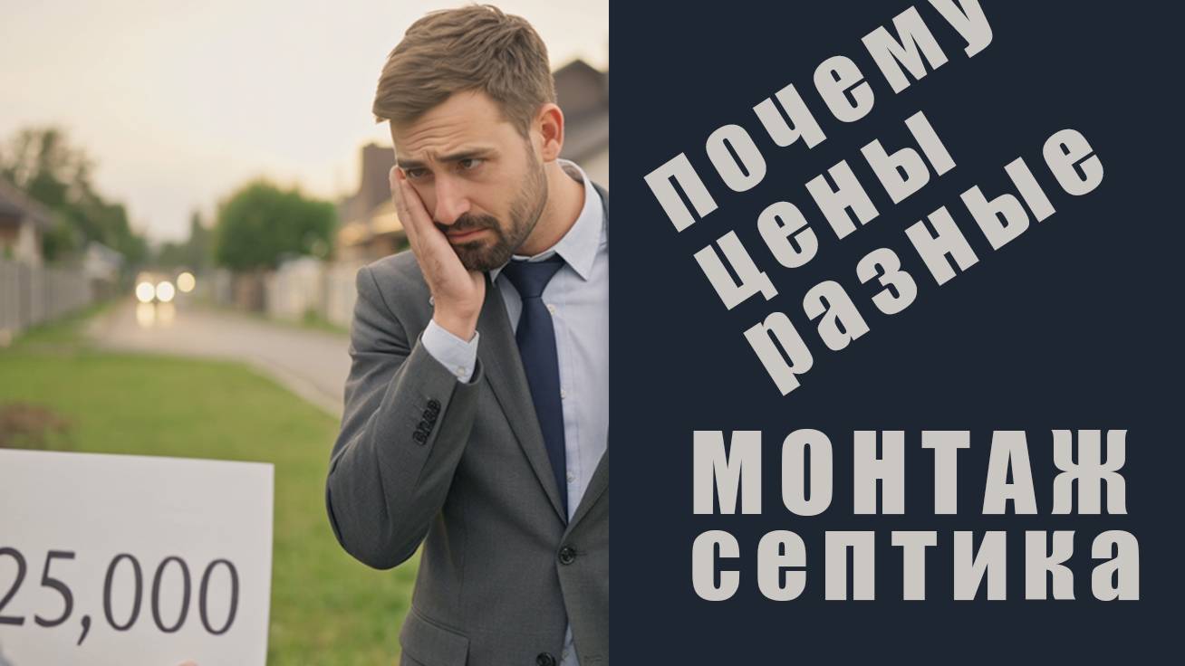 Монтаж септика под ключ - какой может быть цена?  СМАРТ-СЕПТИК Воронеж