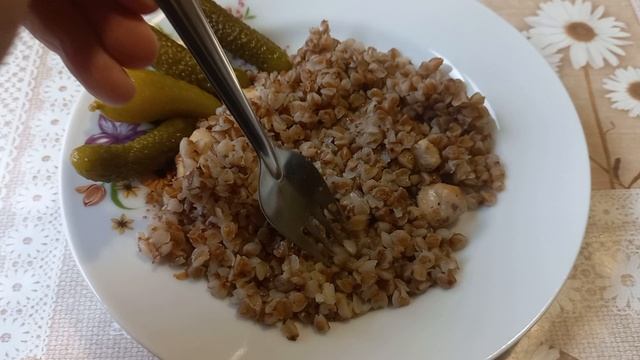 Мой обед с огурчиками (12.10.2025)