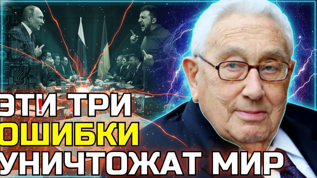 Киссинджер предупредил эти три ошибки изменят мир навсегда