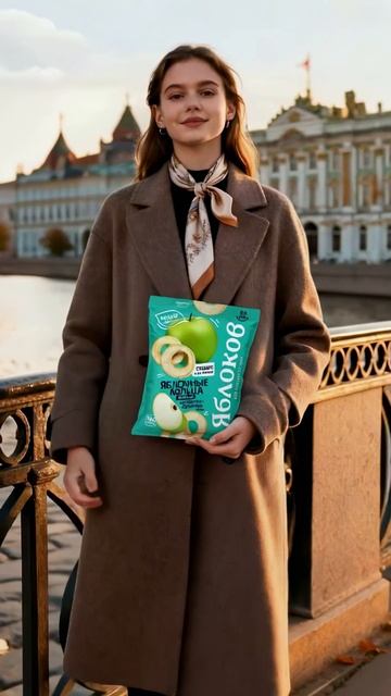 Осенняя Москва. Яблочные кольца. Счастье в каждом хрусте. 🍎🍁