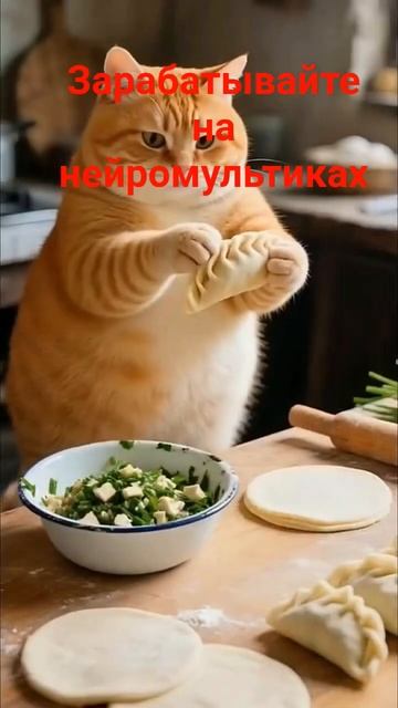 Рыжий кот, любимчик многих зрителей!.mp4