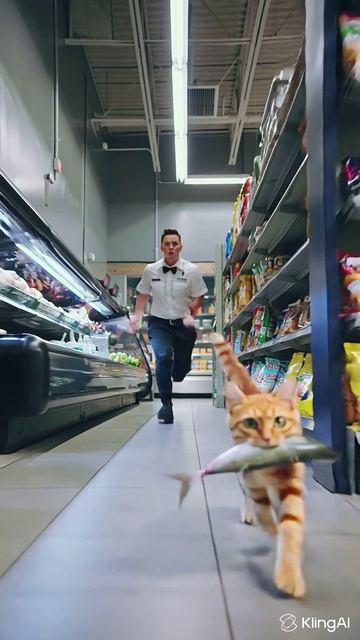 Котик захотел рыбки