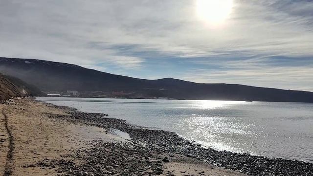 Пляж Марчекана. Осень