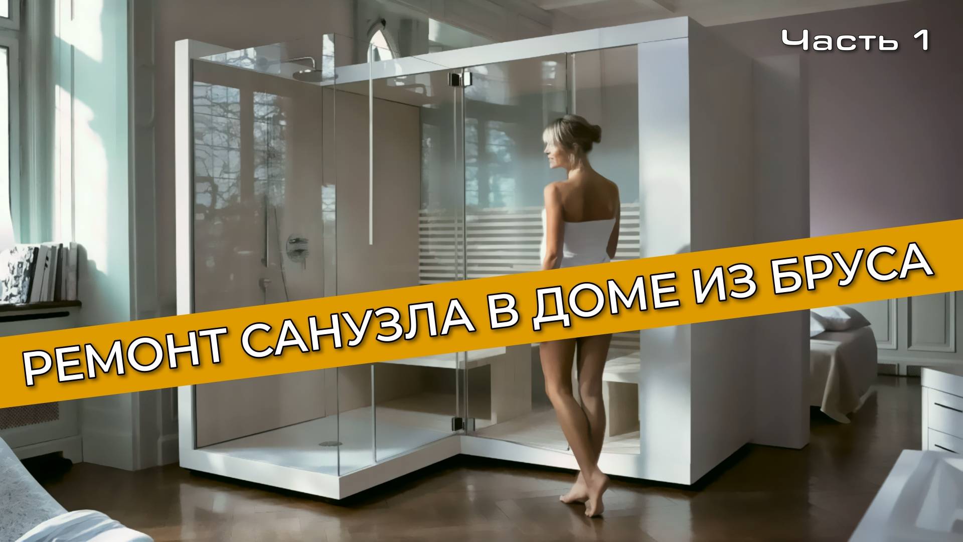 РЕМОНТ САНУЗЛА | ПОЛНЫЙ ПРОЦЕСС | Часть 1 | #4k #2025 #shower