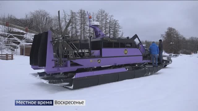 Аэросани Нерпа на Валааме