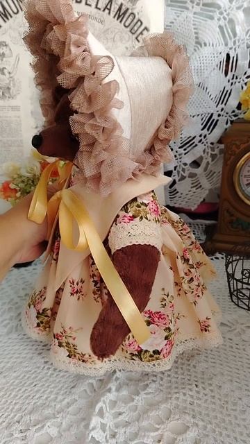 Игрушка ручной работы Мишка Тедди Лиза