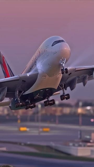 Canadian Airbus A380 Takeoff From Toronto 🌍✈️