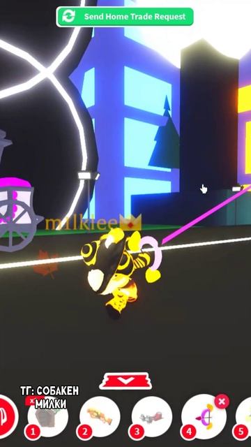Дом с небоскрёбами и парком аттракционов в АдоптМи #AdoptMe #АдоптМи #Roblox #роблокс