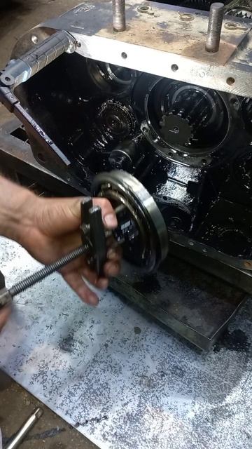 Разборка китайской коробки передач 12JSDX 220TA