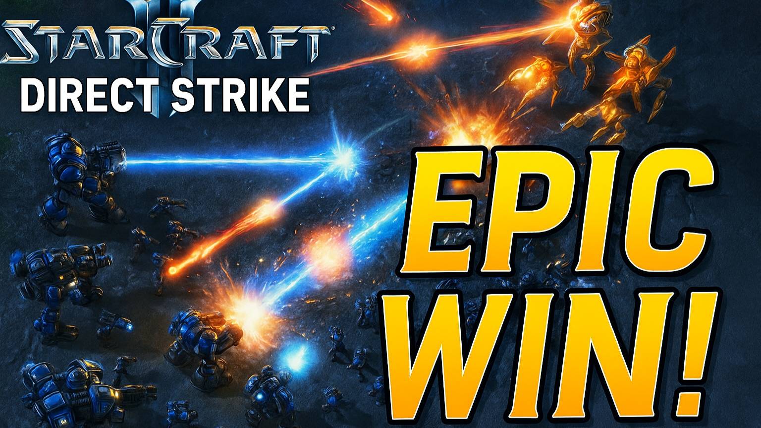 🔥 DIRECT STRIKE — Я ПРОСТО УНИЧТОЖИЛ ВСЕХ! 💥 ПОБЕДА БЕЗ ШАНСОВ 😱 #StarCraft2 #DirectStrike #YoSqu