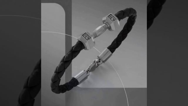 Браслет с гантелей от SWANKY Jewelry