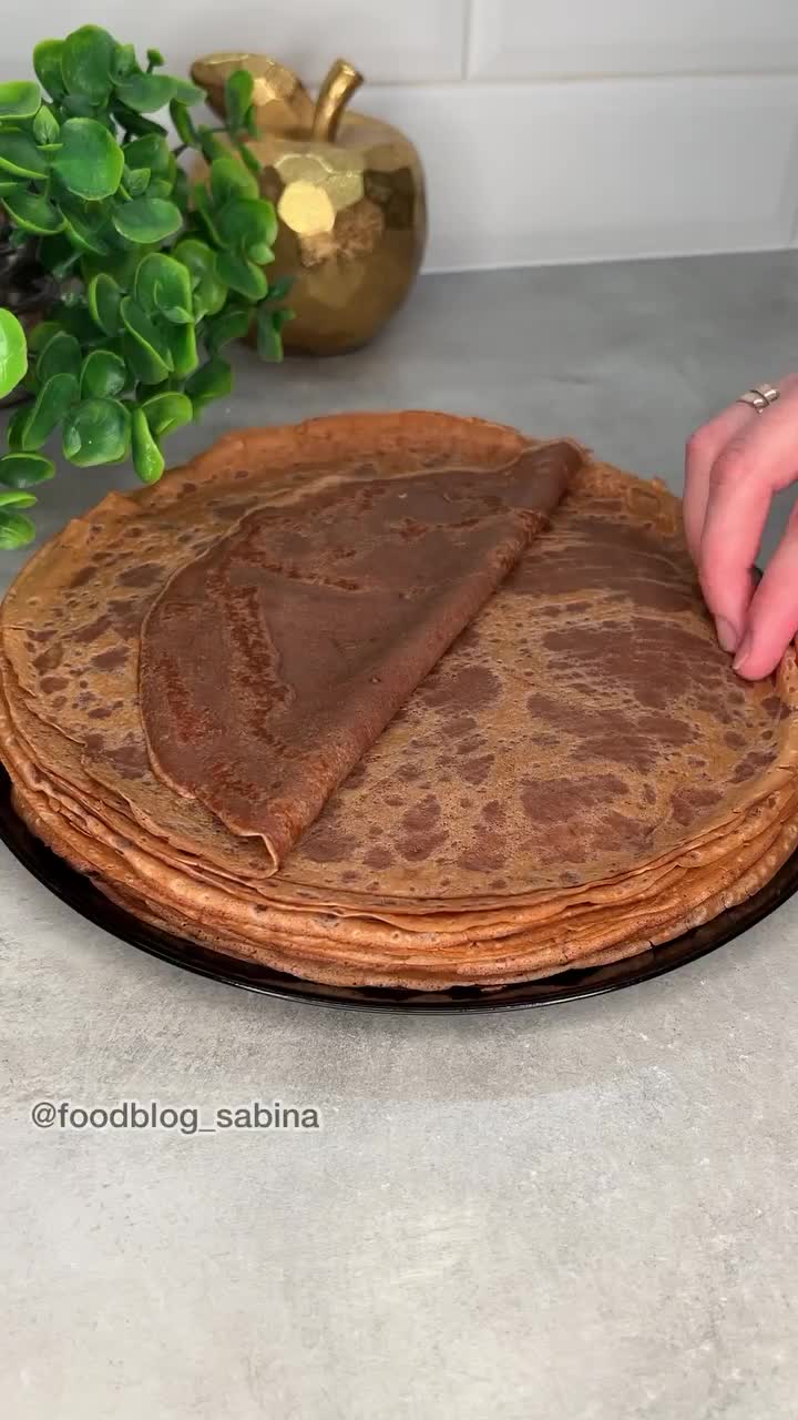 🥞 Шоколадные блины