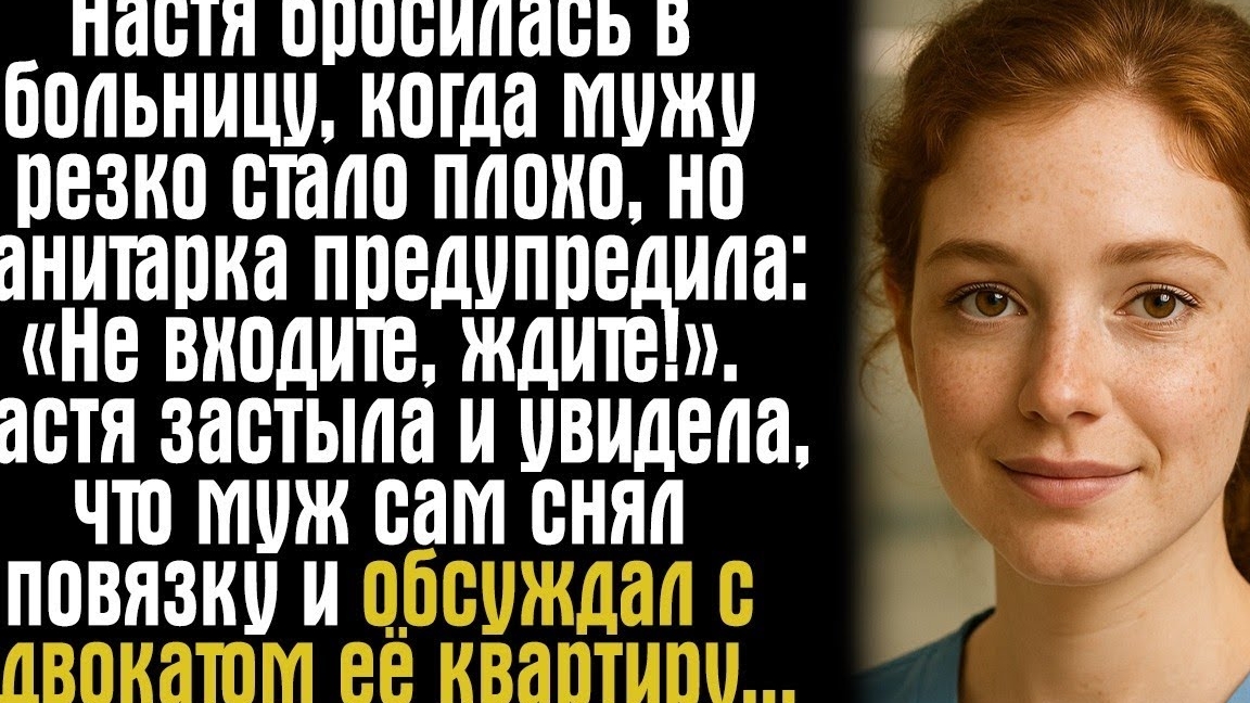 Настя бросилась в больницу когда мужу резко стало плохо но санитарка предупредила- Не входите...