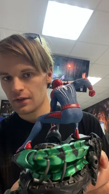 Обзор на коллекционную фигурку  Marvel Spider Man  #marvel   #spiderman #peterparker