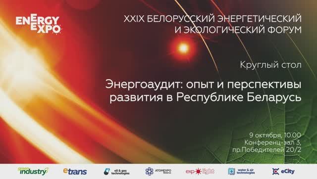 Энергоаудит: опыт и перспективы развития в Республике Беларусь