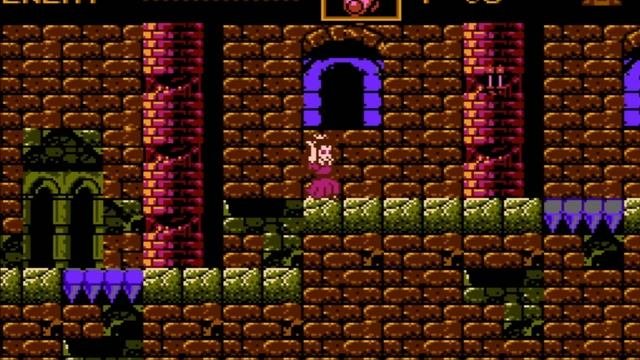 Castlevania 3 - Super Mario Bros Sprite Update  Peach replaces Sypha NES