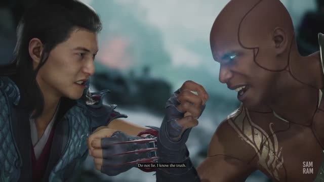 Mortal Kombat 1 - Шанг Цунг vs Герас. Бруталити