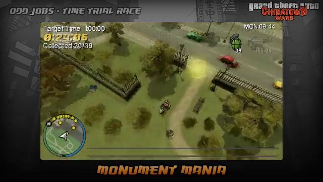 GTA Chinatown Wars - Walkthrough - Time Trial Race - Monument Mania
