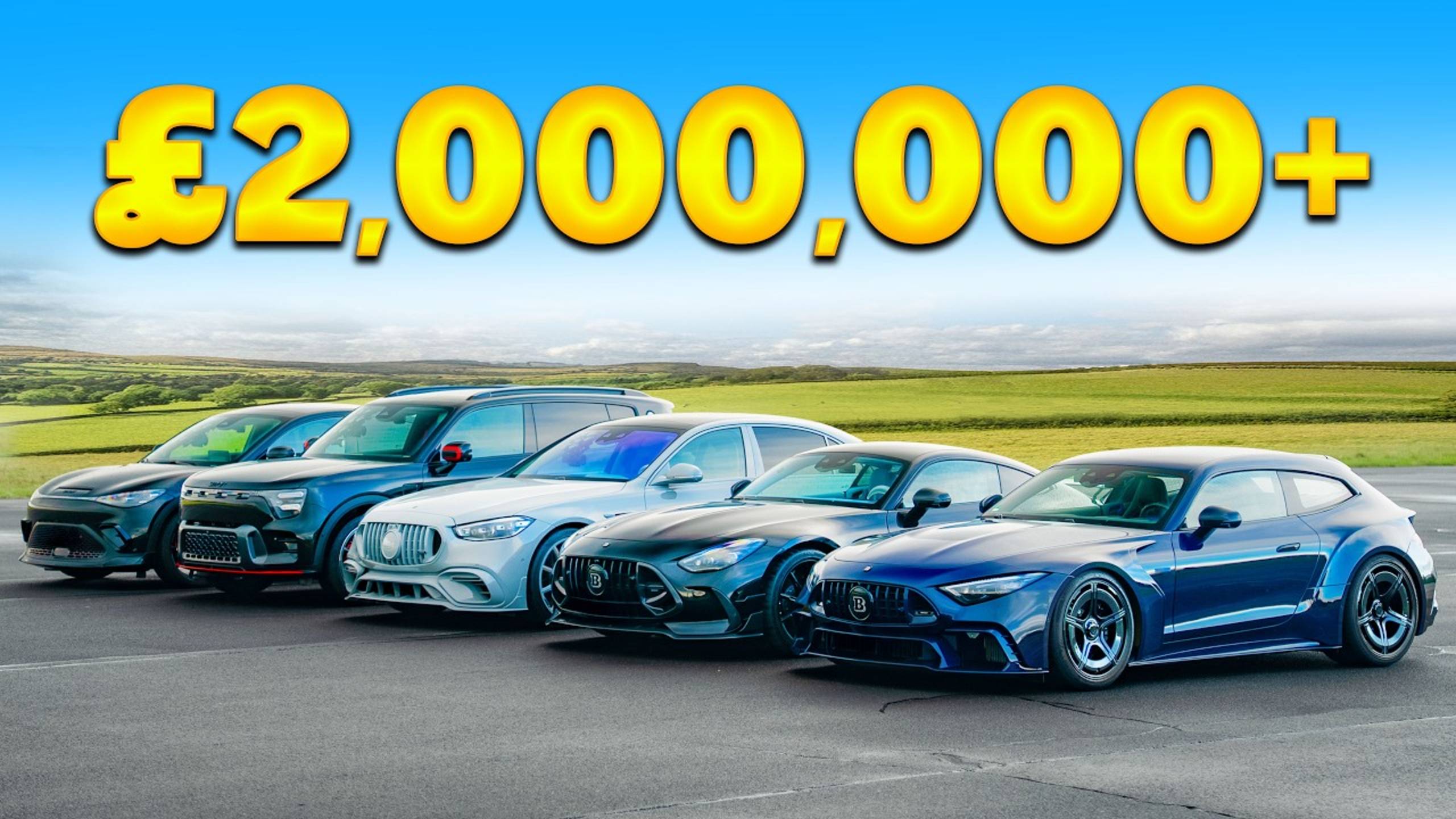 КТО ПОБЕДИТ В ЗАЕЗДЕ: НОВЫЙ Brabus Rocket GTS против Brabus AMG GT против AMG S63?