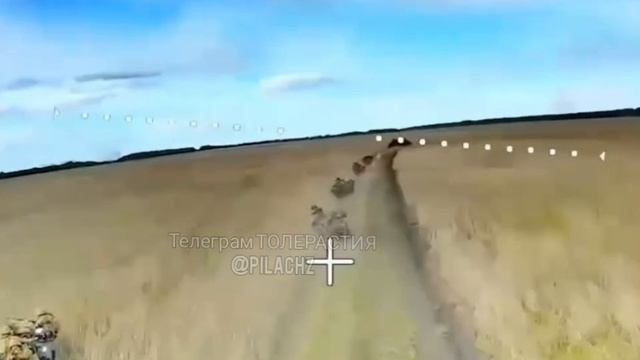 Российские операторы дронов, уничтожили квадроцыкл с ВСУшниками !!!