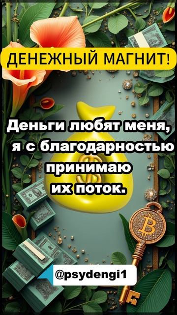 денежная аффирмация богатства