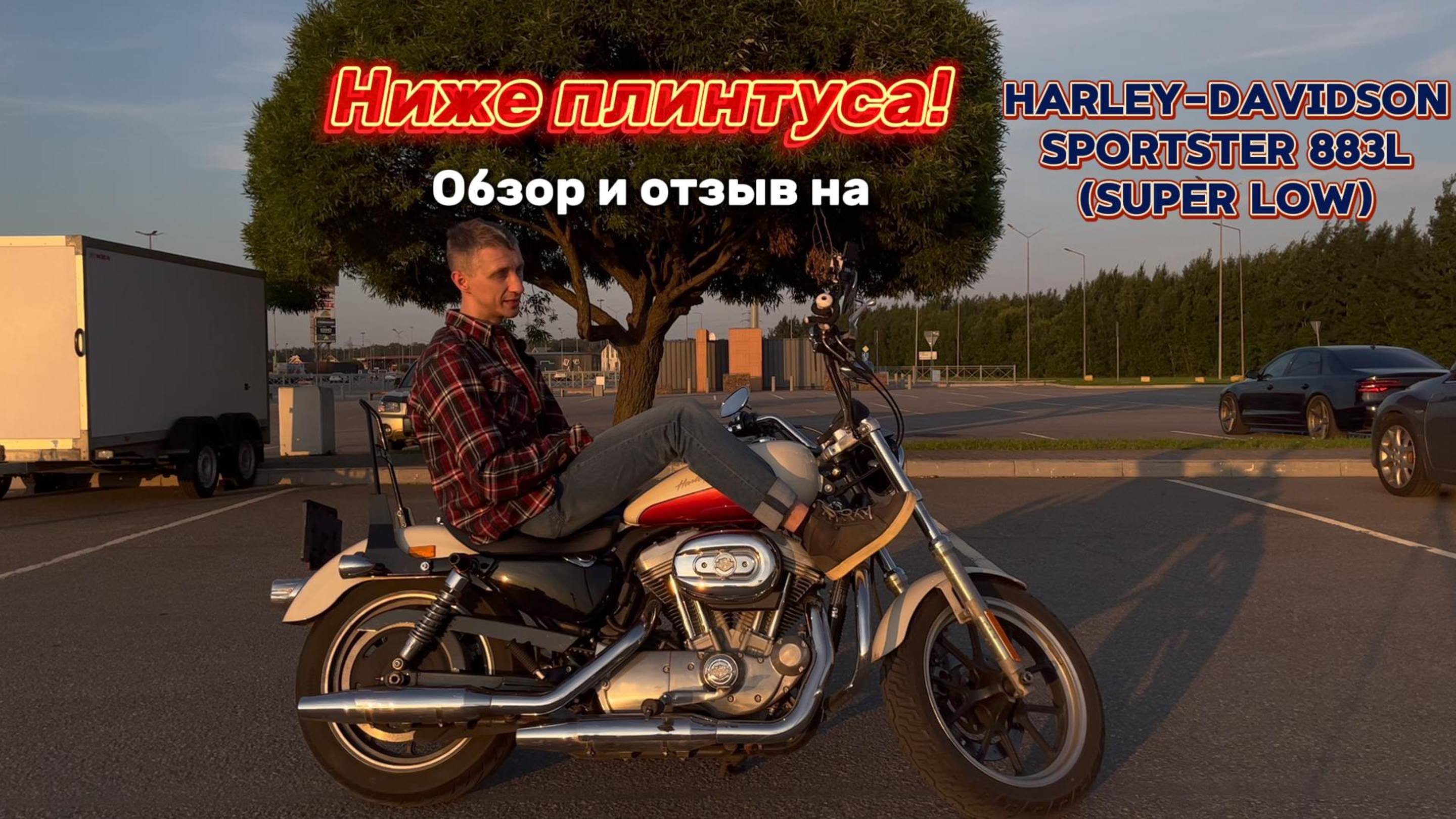 Ниже плинтуса! Обзор - отзыв на Harley-Davidson Sportster 883L super low