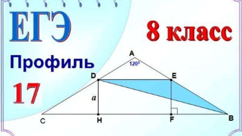 Комбинация двух фигур: прямоугольник и равнобедренный треугольник