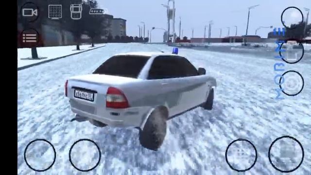 Покатушки на разбитой Приоре в Real Oper City