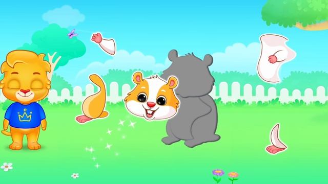 Обучающий мультик для детей Животные и звуки  Развивающее видео для самых маленьких - Весёлая Пла