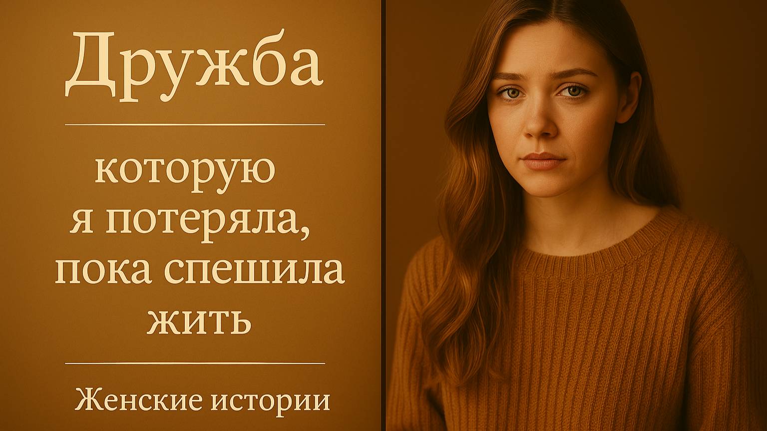 Истории из жизни. Дружба которую я потеряла пока спешила жить Жизненные истории Аудиорассказы