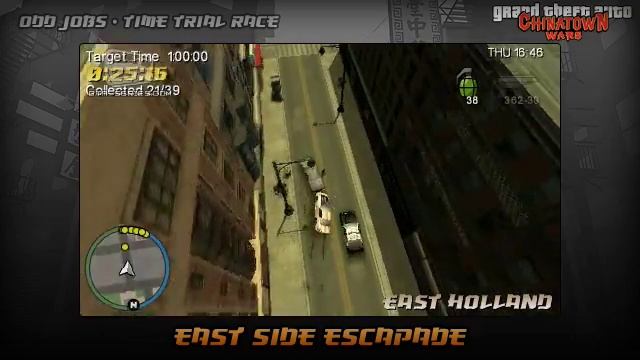 GTA Chinatown Wars - Walkthrough - Time Trial Race - East Side Escapade