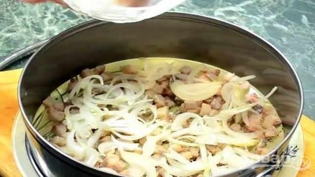 Салат Новогодняя ночь с селедкой