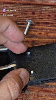 Как делают ремни? Кожаный ремень _ Байкерский ремень с заклёпками _ Ремень с подпряжником