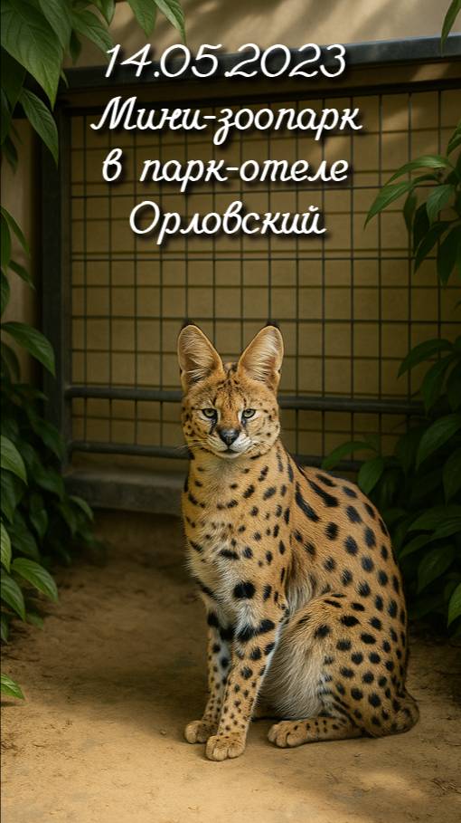 14.05.2023 Свадебные поиски и встречи с дикой природой: Мини-зоопарк в парк-отеле Орловский