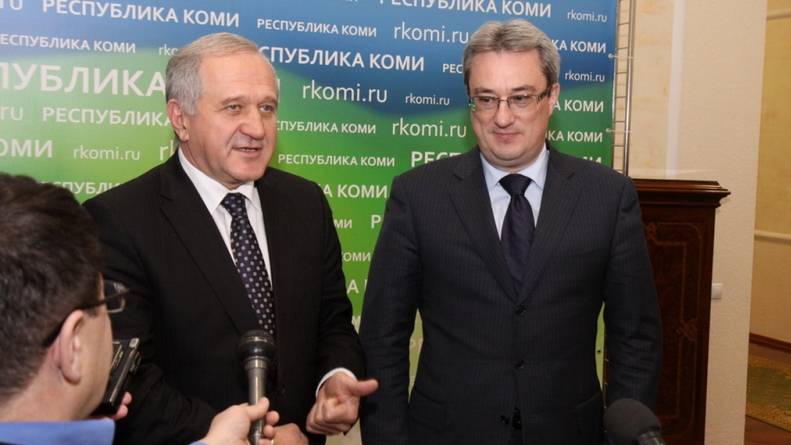 Пресс-конференция. Владимир Булавин и Вячеслав Гайзер.