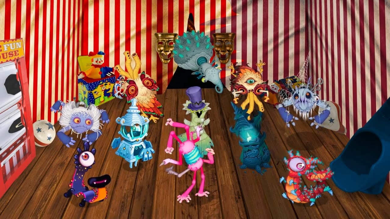 Паранормальный Дом Развлечений - Вся Песня ОБНОВЛЕНИЕ 2 My Singing Monsters Мои Поющие Монстры