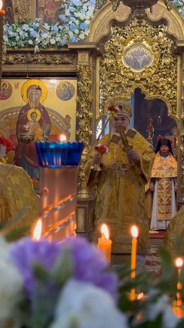 🔔 Божественная Литургия в Тихвинском монастыре.
