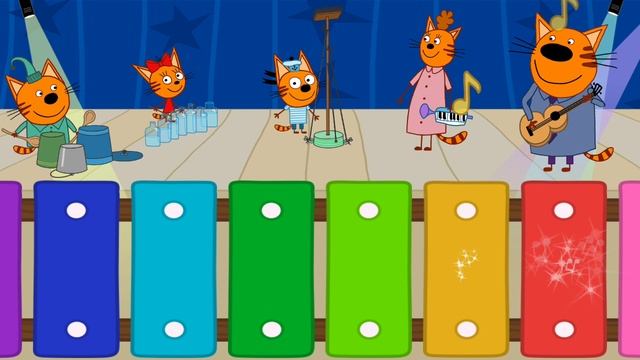 Edujoy Три Кота Ксилофон И Ноты Мелодия Игра 2025