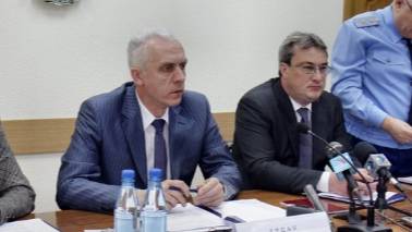 Полпред Президента в СЗФО Гуцан А.В. и глава республики Коми Гайзер В.М.