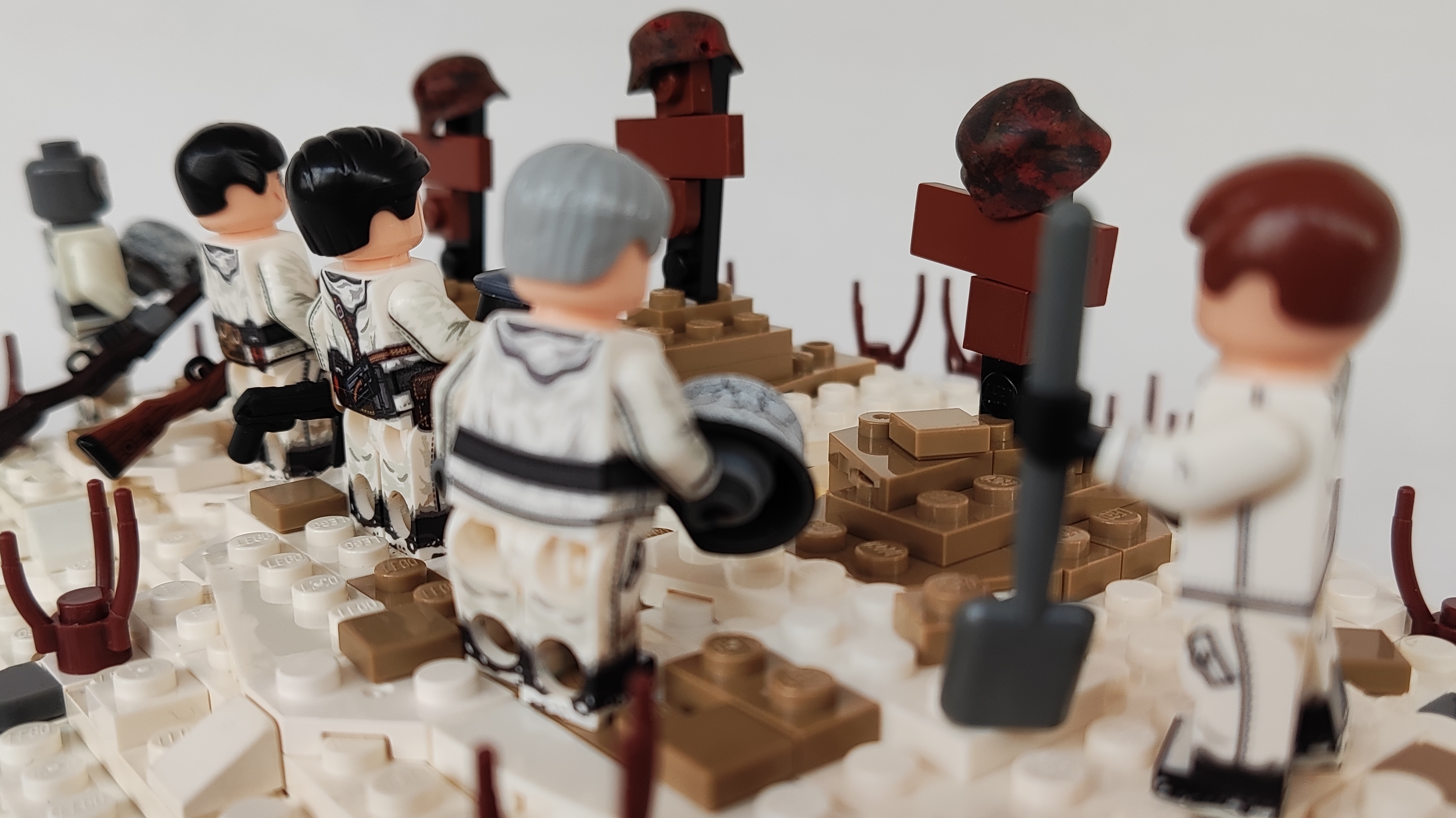 Lego WW2. Кто к нам с мечом придёт тот от меча и погибнет!