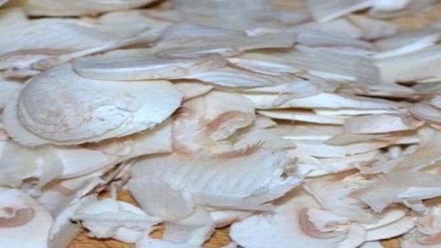 Салат с сырыми шампиньонами