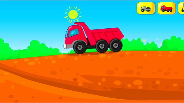 Мультфильм игровой для малышей про Транспорт/ Мультик про Трактор и Грузовик/ Видео для детей