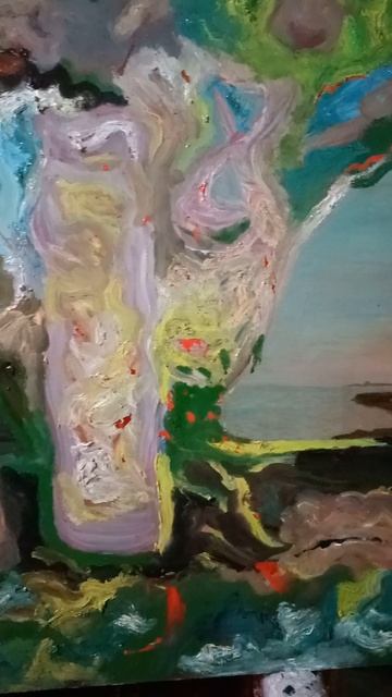 Миры worlds  art margaritamakarova oiloncanvas abstraction  painting