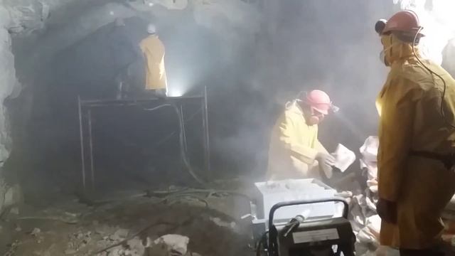 Восстановление сводов шахты. Торкрет установка АС-1 TORNADO