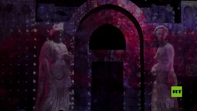 عرض ثلاثي الأبعاد يضيء الصرح الأثري لجبل القلعة في عمّان
