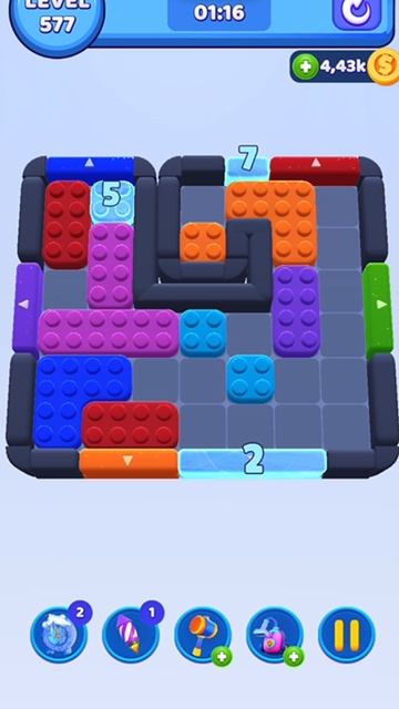 Уровень 577 Color Block Jam
