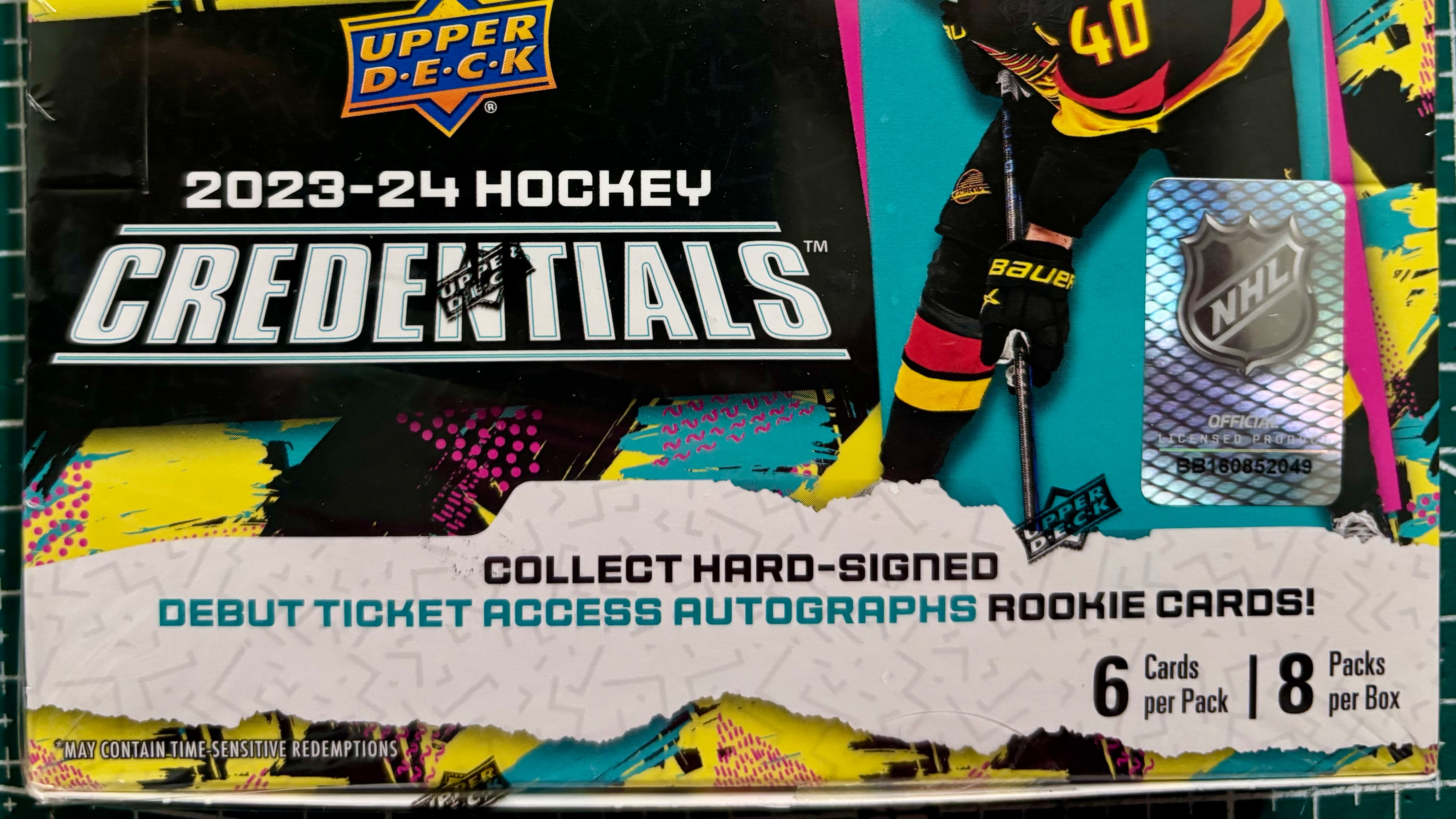 Бокс-Брейк Hobby Box 2023/24 Hockey Credentials #4_Аукцион