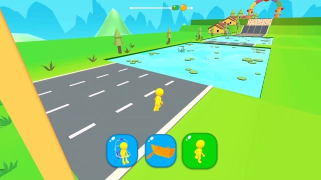 Изменение формы из людей в машины Прохождение всех уровней игры на Android ios BTS