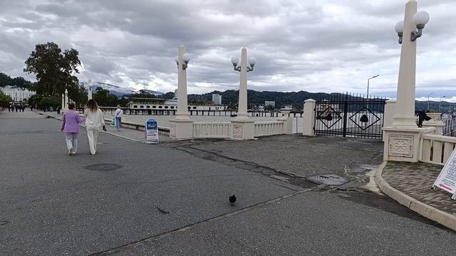 На зиму в Абхазию - 3. Первый день в Сухуме