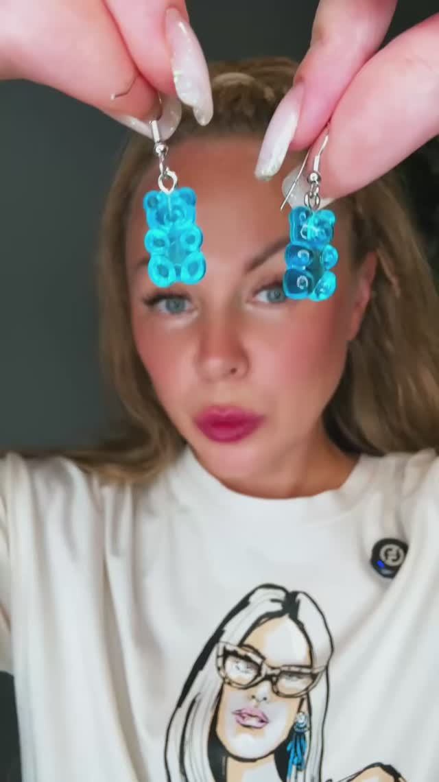 Сережки как облако 